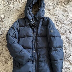 GAP KIDS Dark Blue Puffer Jacket
